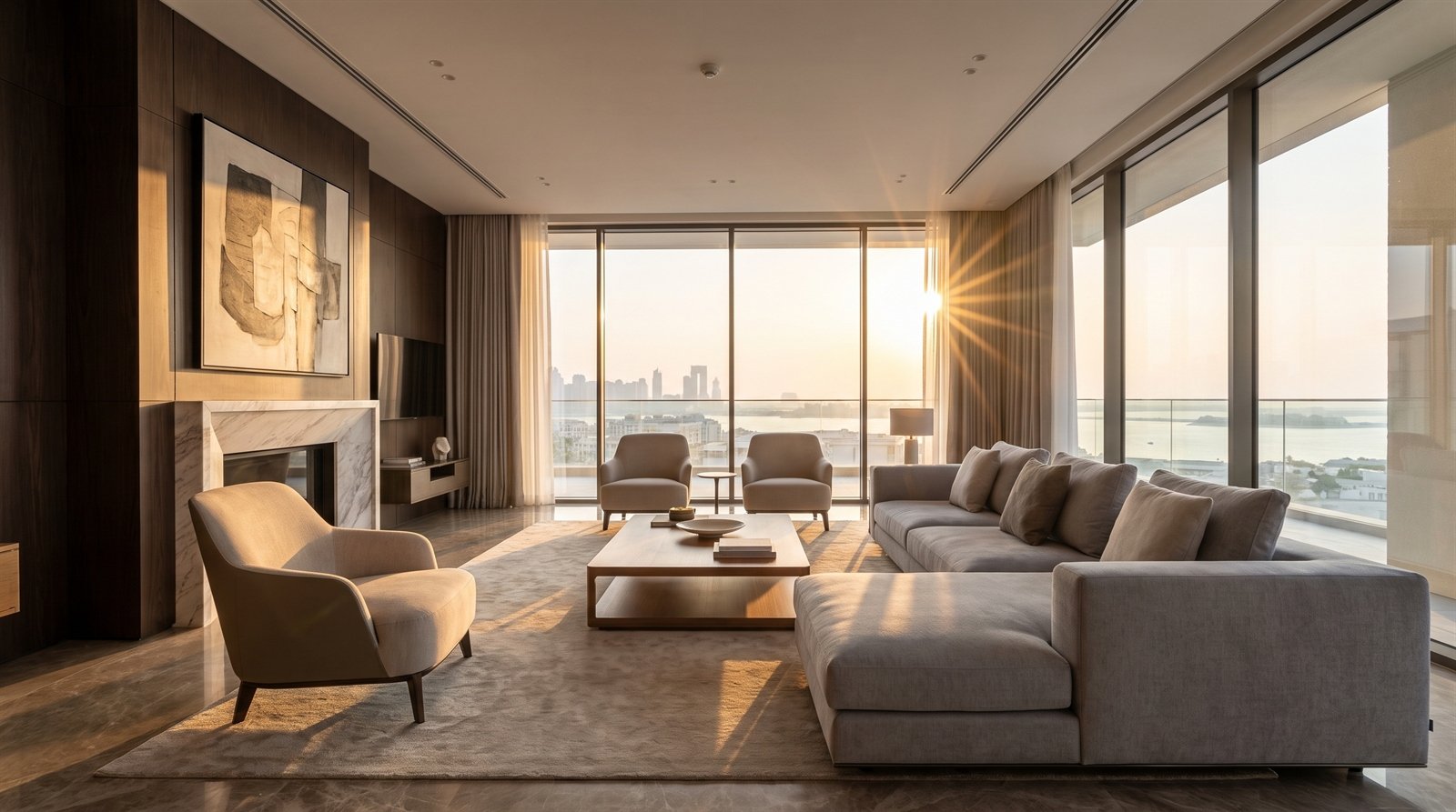 Luxury Dubai villa architectural interior and pool photography by Limina